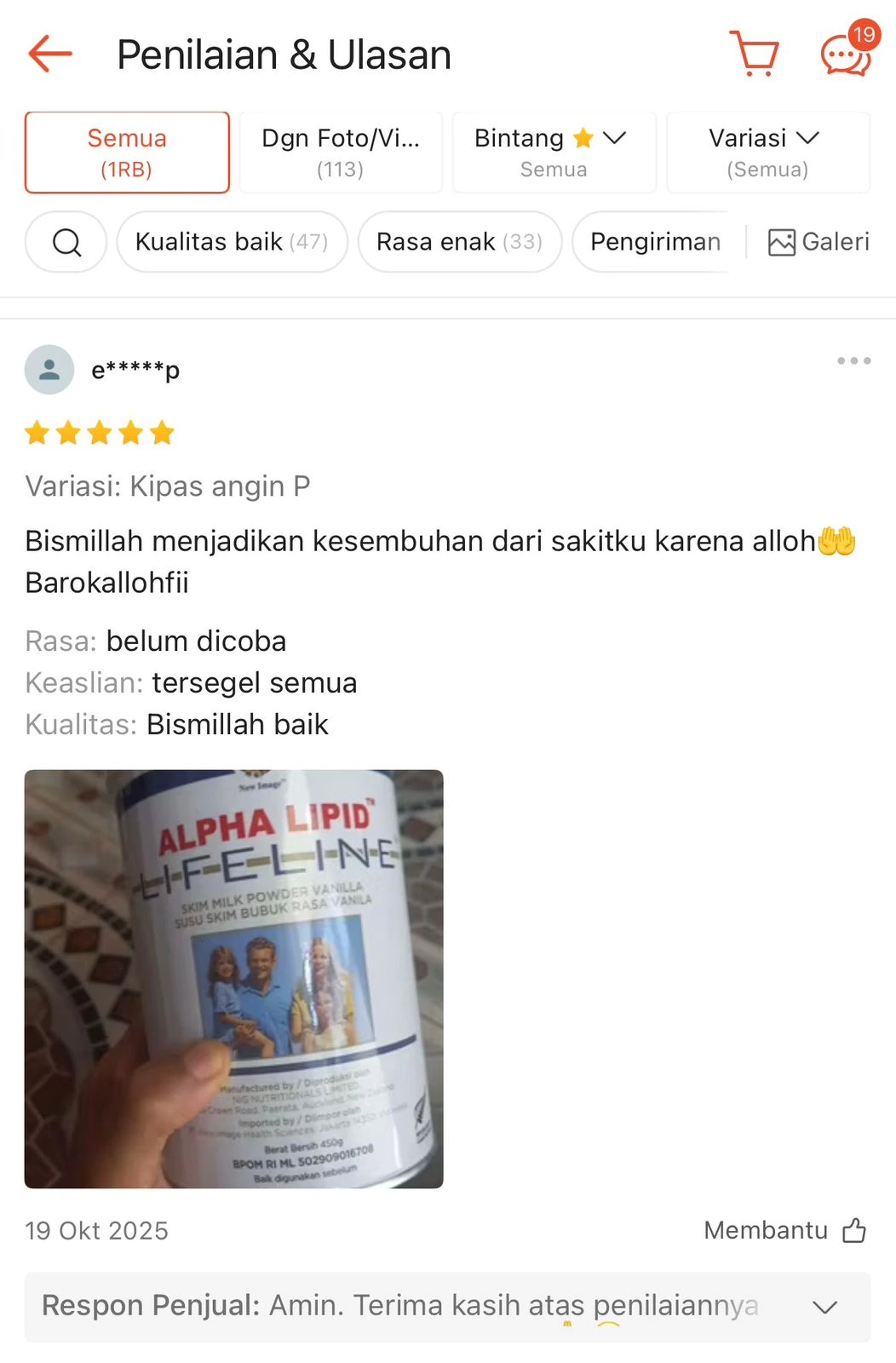 Testimoni Lifeline 5