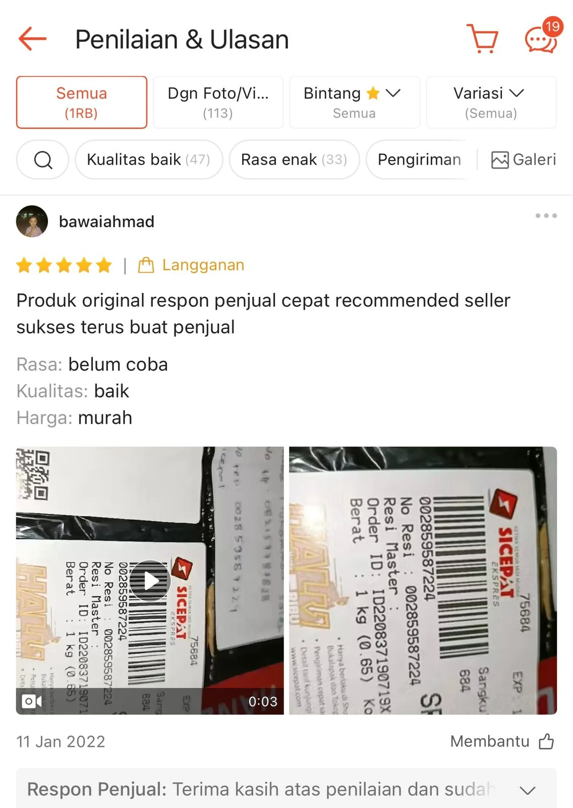 Testimoni Lifeline 8