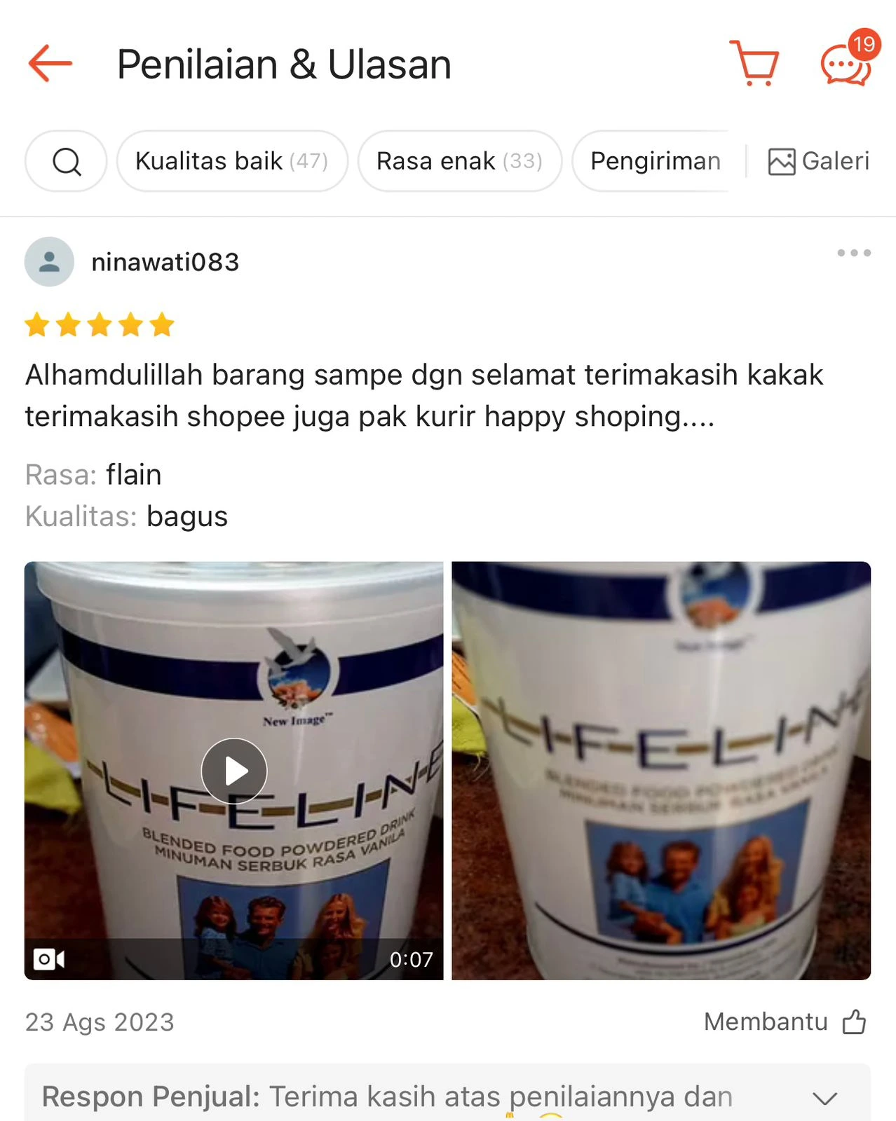 Testimoni Lifeline 9